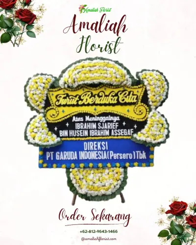 Papan Bunga Duka di Kertowono
