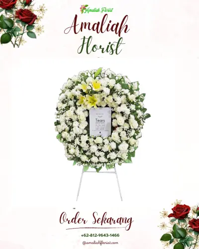 Krans Bunga Duka Cita di Kertowono