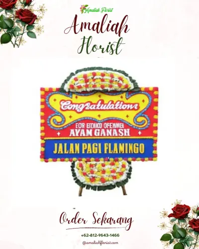 Bunga Papan Congratulation di Kertowono